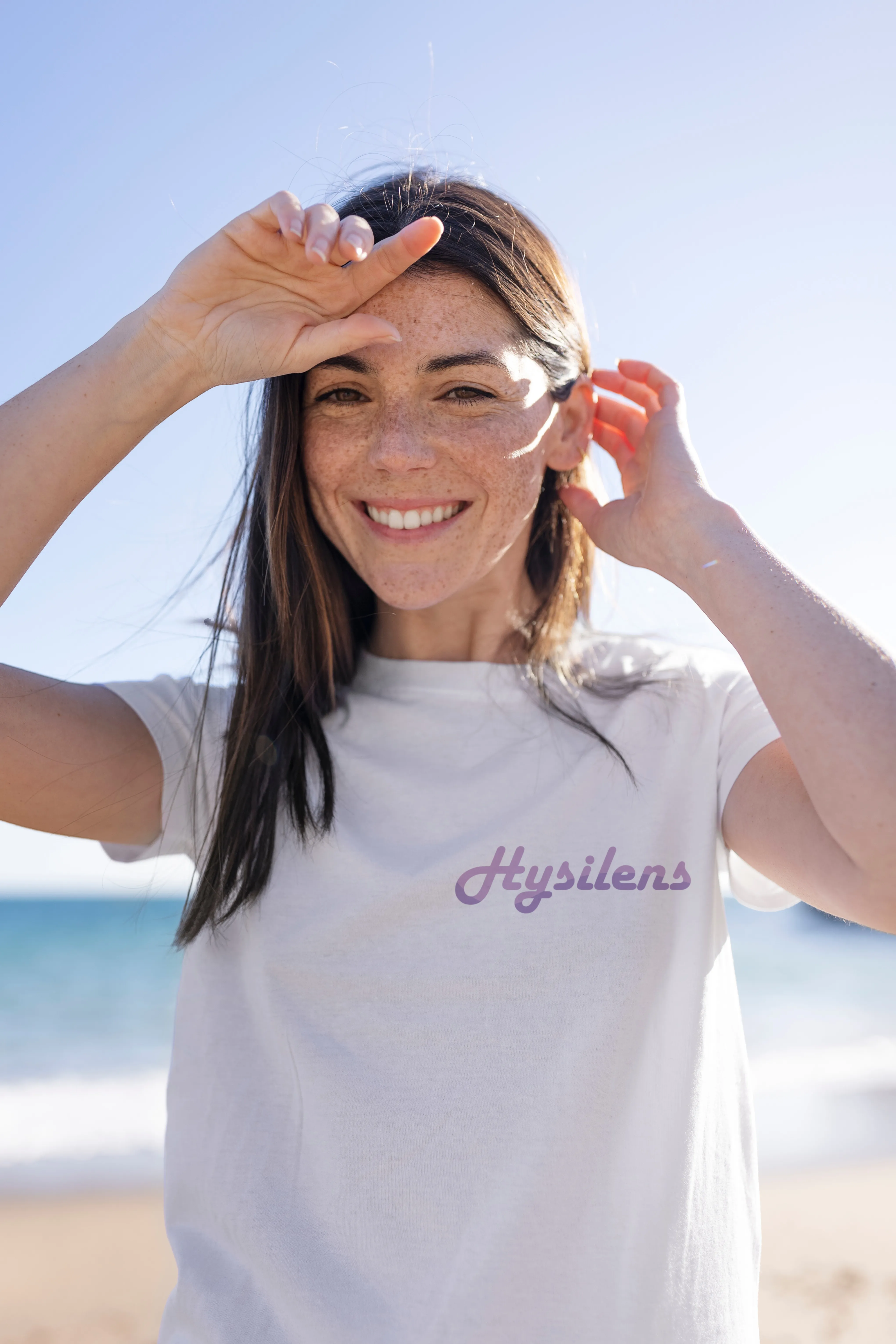 Mockup T-Shirt Porté Violet
