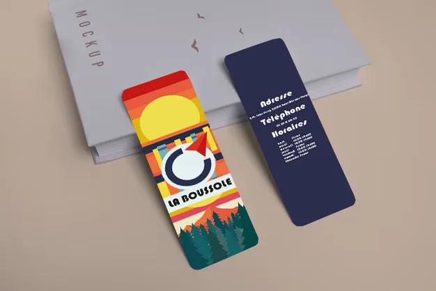 Mockup Marque-Page