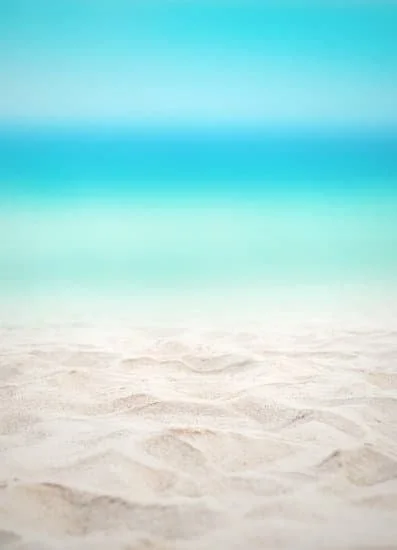 Plage flouté